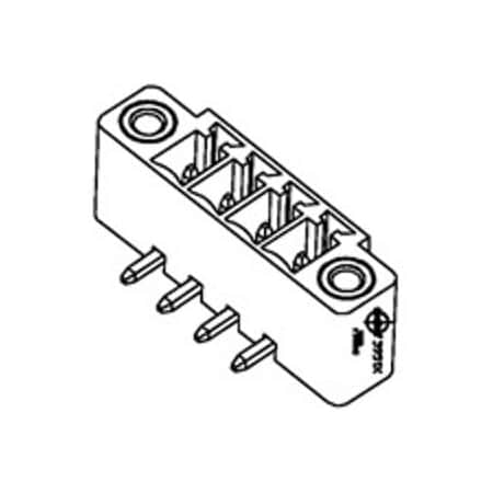 Molex 3.81 Mm Pitch Eurostyle Horizontal Pcb Header, With Threaded Retention Insert 395161012